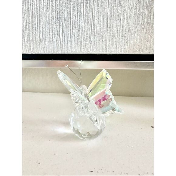 No Brand Other - Iridescent glass butterfly decor